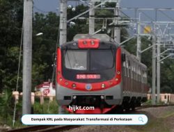 Dampak KRL pada Masyarakat: Transformasi di Perkotaan