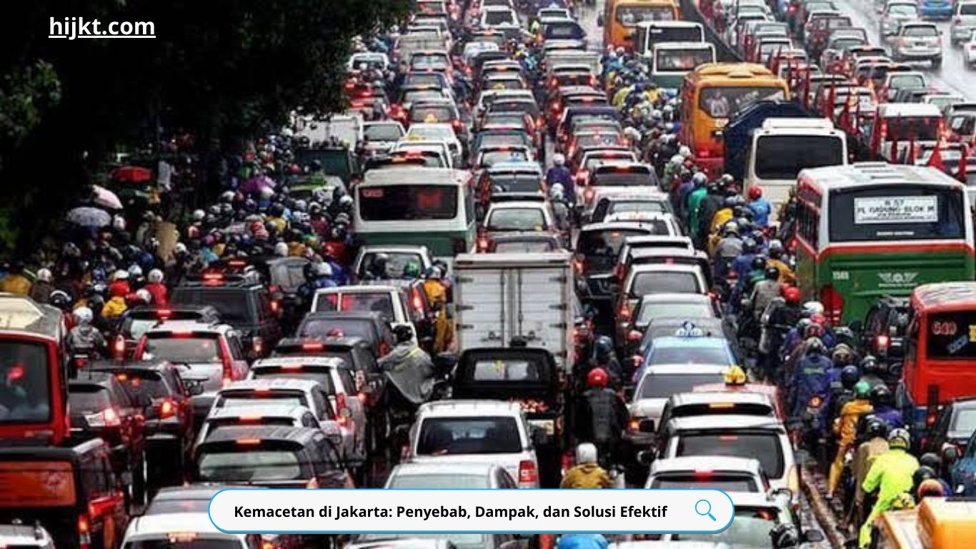 Kemacetan di Jakarta: Penyebab, Dampak, dan Solusi Efektif