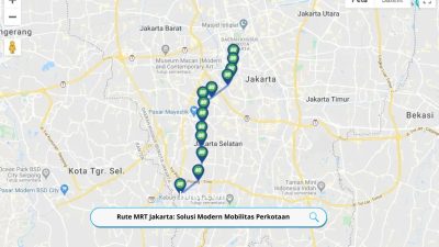 Rute MRT Jakarta: Solusi Modern Mobilitas Perkotaan