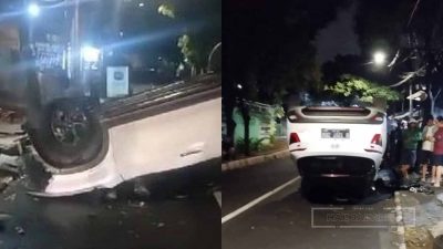 Kecelakan Tunggal Hingga Mobil Terbalik Artis Larasati Nugroho, Apa Penyebabnya?