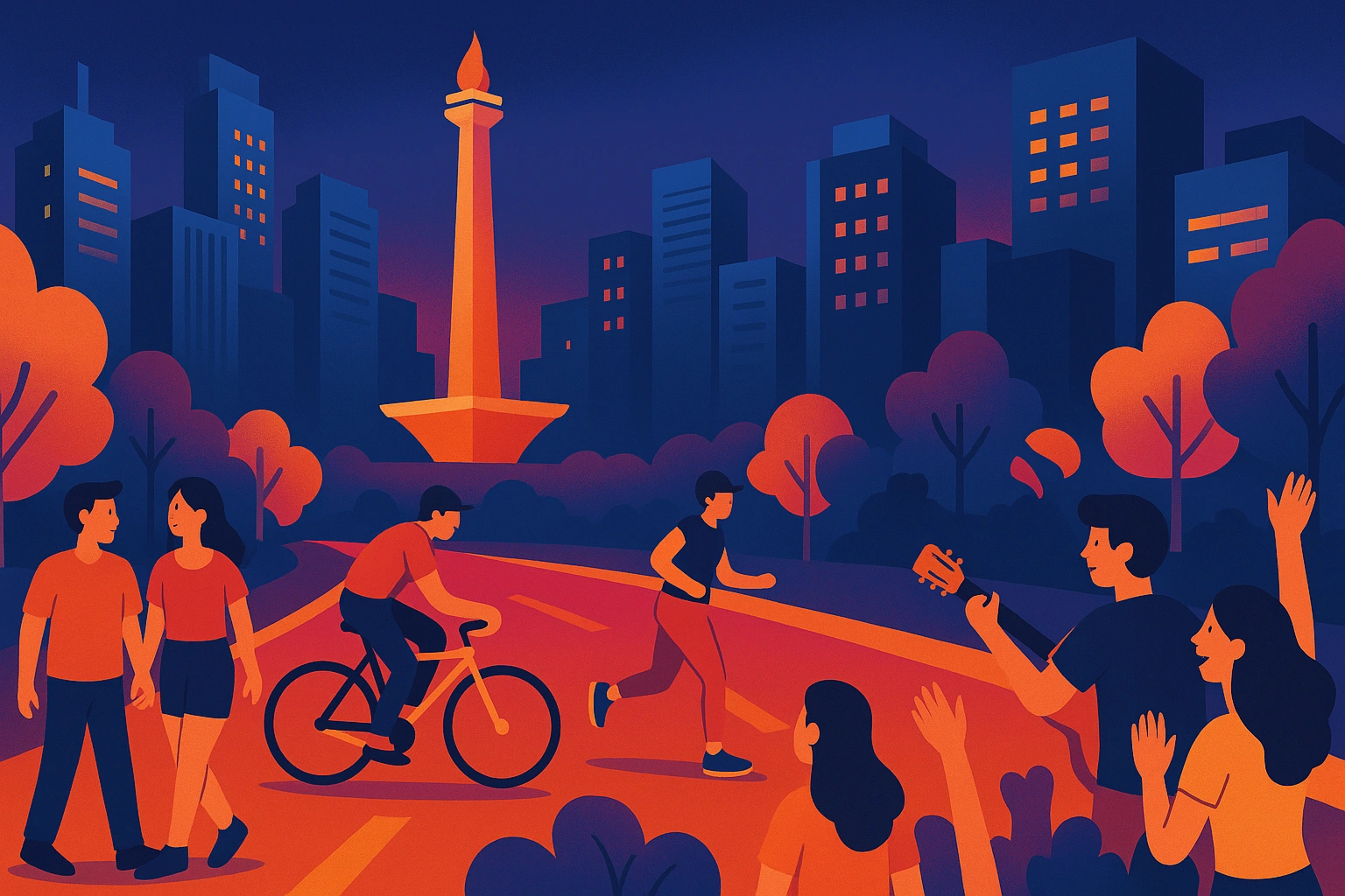 Car Free Night Jakarta