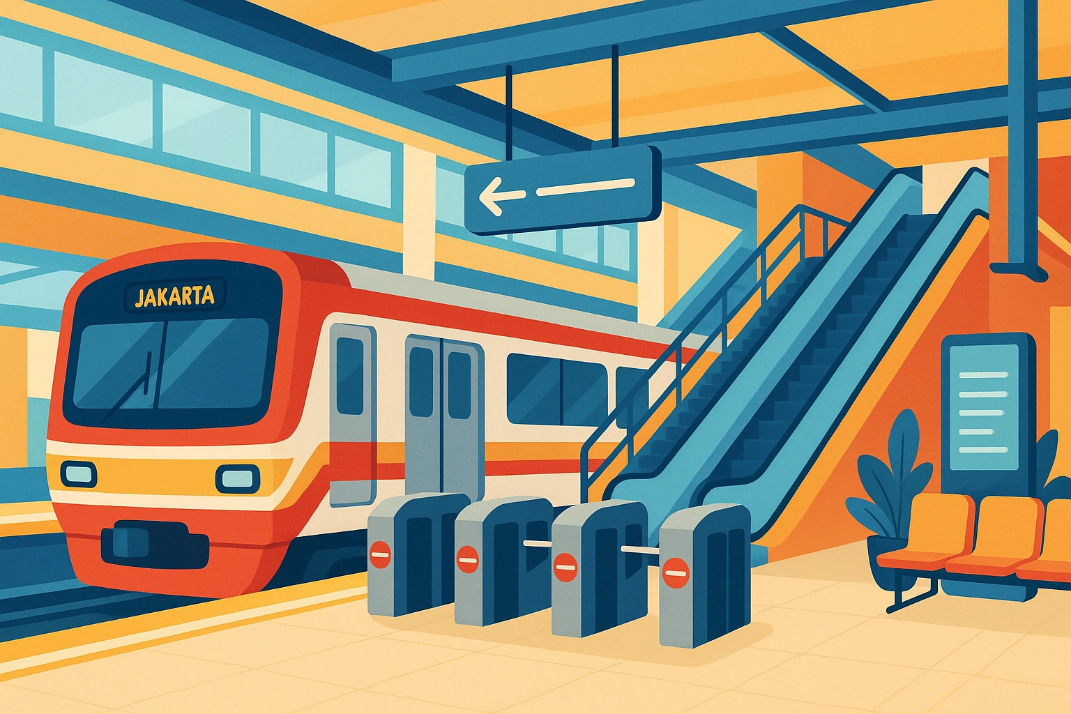 Fasilitas Stasiun Krl Jakarta