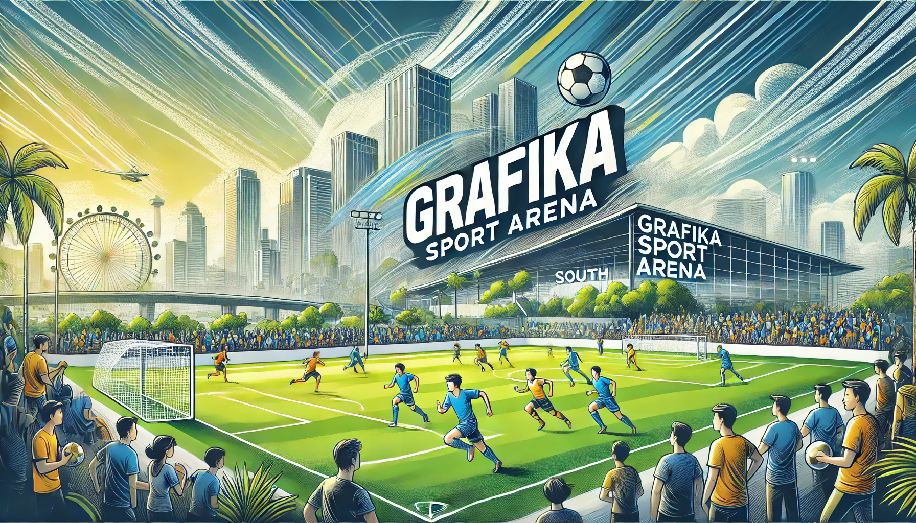 Grafika Sport Arena Kota Jakarta Selatan