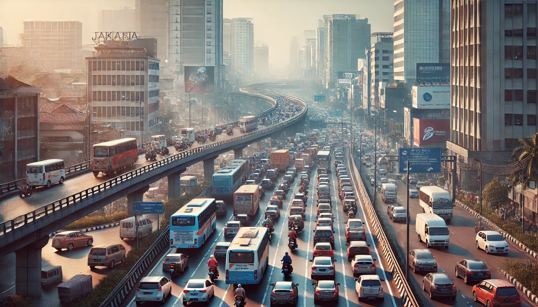 Kemacetan Lalu Lintas Jakarta Hari Ini Dampak Kunjungan Kenegaraan dan Rekayasa Jalan di Berbagai Ruas Kota