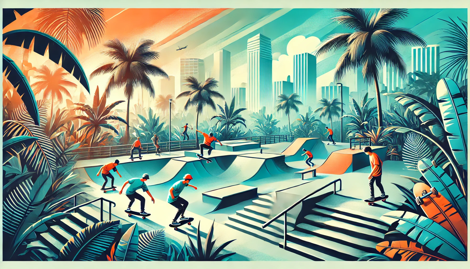 Skateboard di Jakarta Selatan