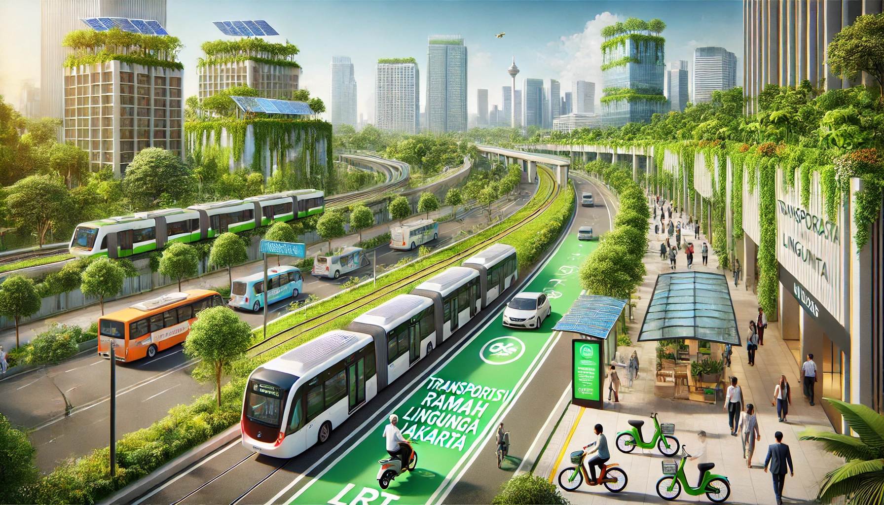 Mobilitas Ramah Lingkungan Jakarta Semakin Berkembang dengan Inovasi Transportasi Hijau dan Sistem Kota Modern
