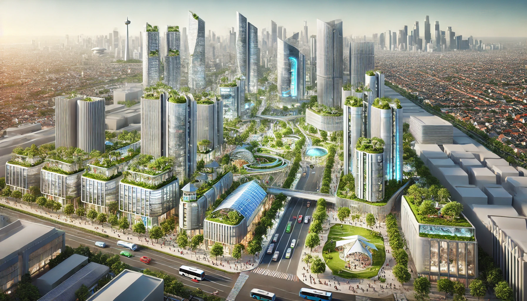 Tata Ruang Kota Modern Jakarta Hadirkan Inovasi Cerdas dan Ruang Hijau untuk Kehidupan Urban yang Berkelanjutan