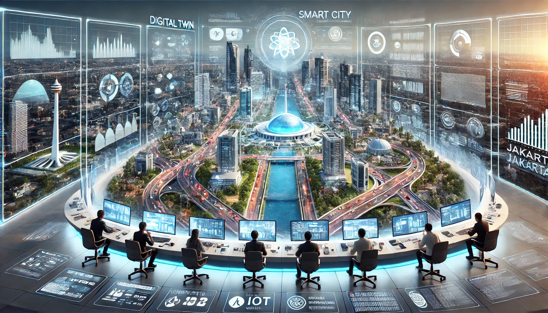 Digital Twins Jakarta Smart City untuk Transformasi Kota Cerdas dan Pengelolaan Perkotaan Masa Depan