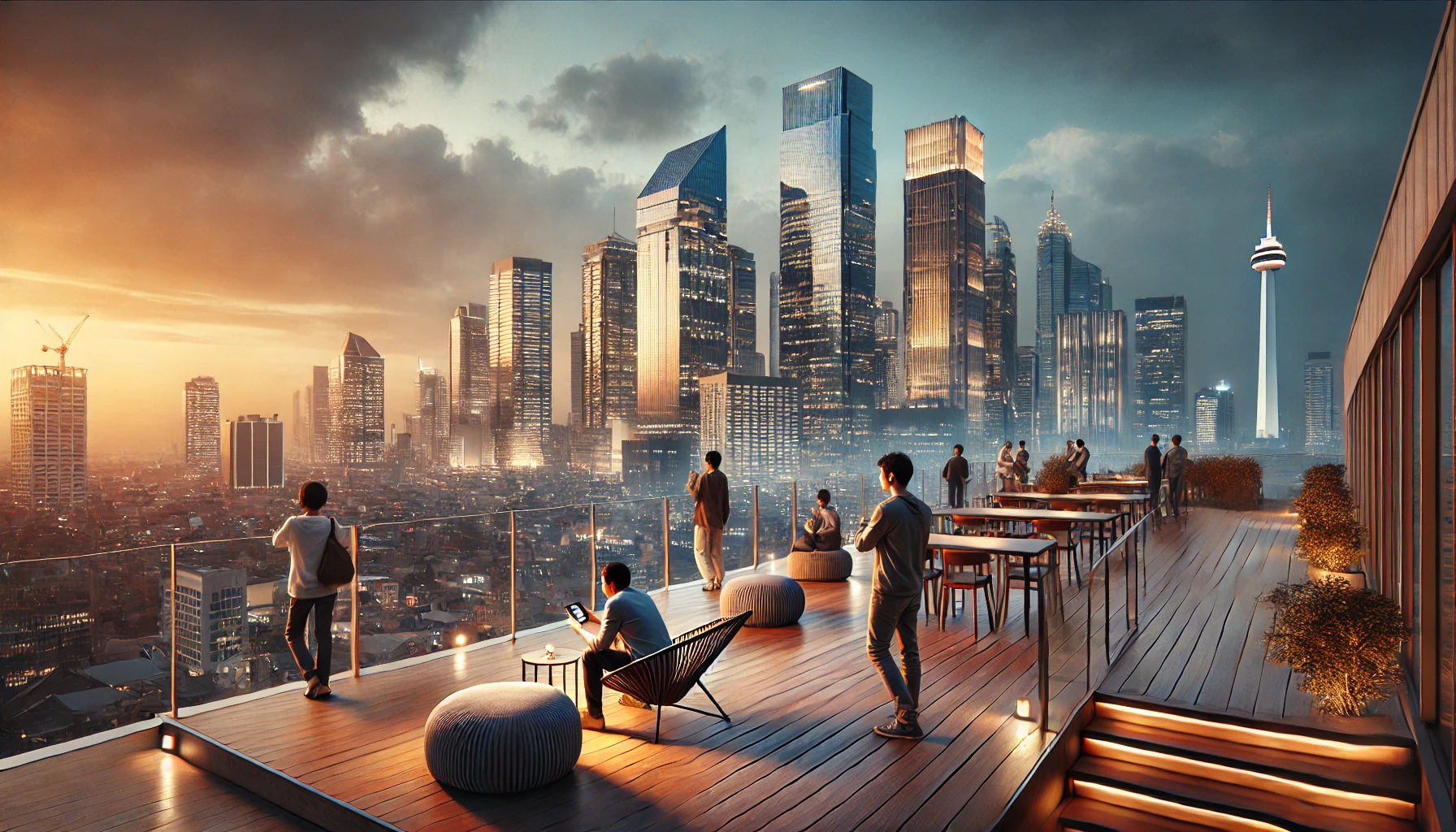 Spot Foto Rooftop Jakarta Paling Instagramable dengan Pemandangan Kota yang Ikonik