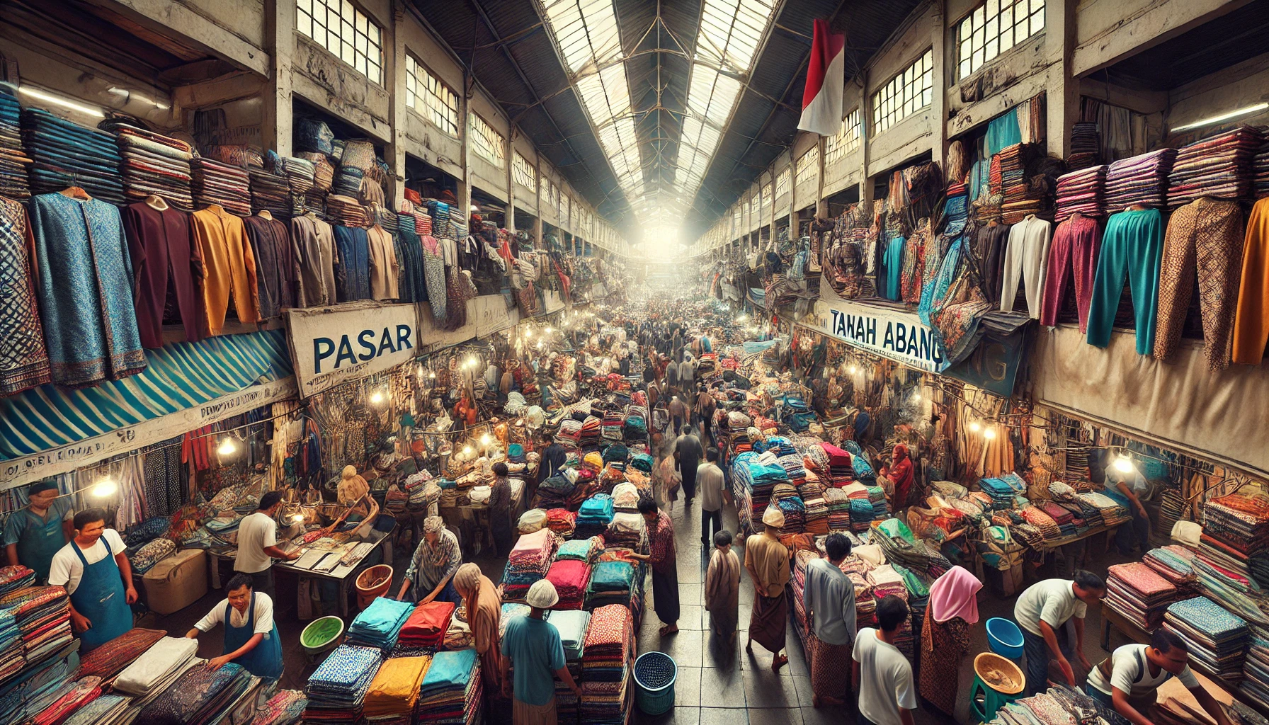 Sejarah Pasar Tanah Abang Pusat Perdagangan Kain