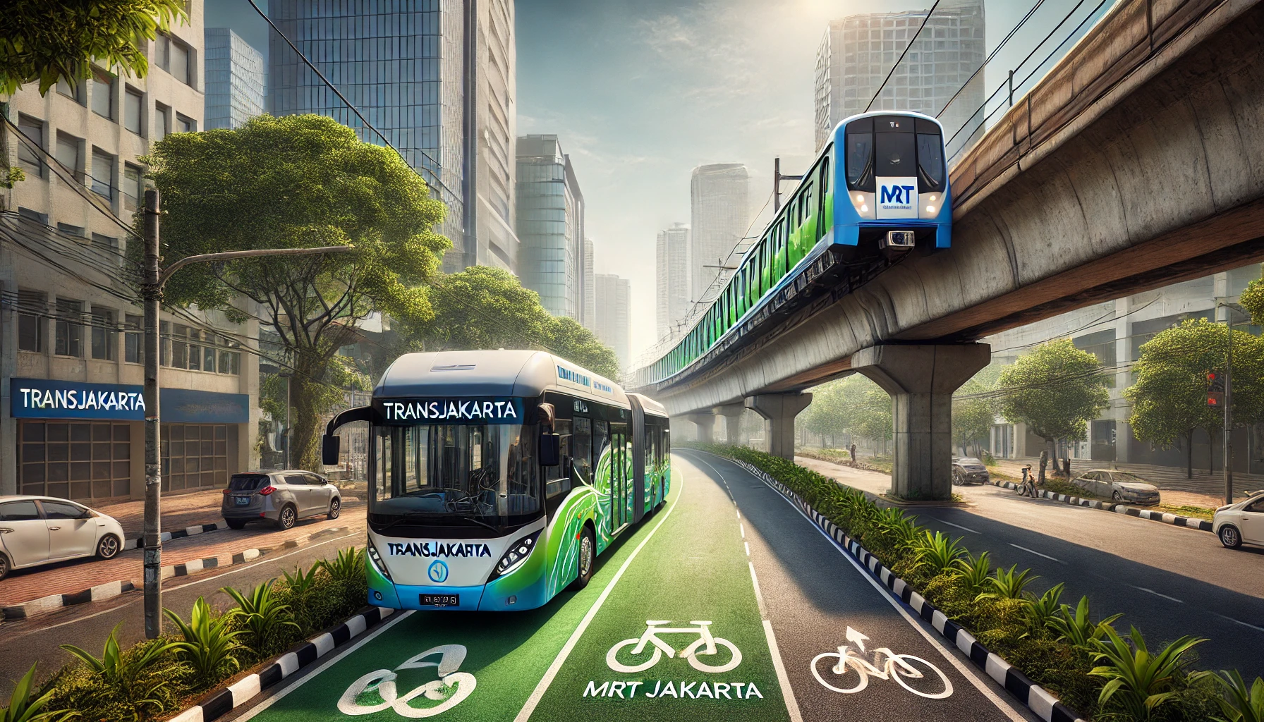 Transportasi Ramah Lingkungan Jakarta Terbaru Bus Listrik Mrt Dan Jalur Sepeda Hijau