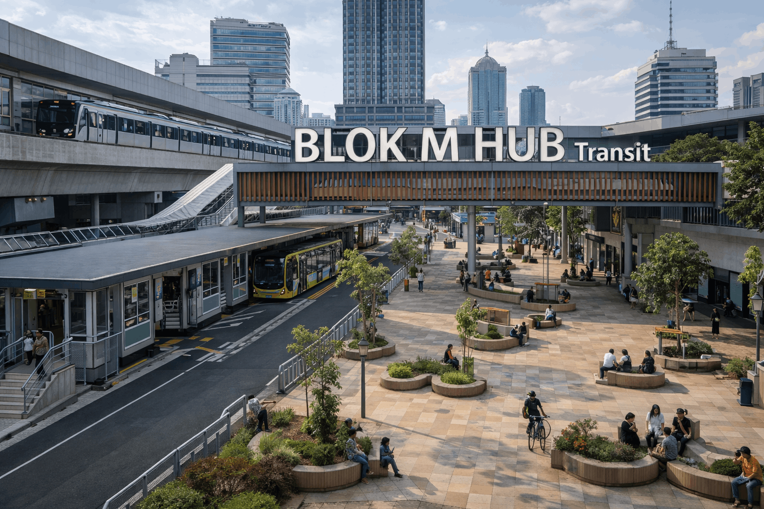 Blok M Hub Transit Hadirkan Wajah Baru Transportasi Dan Kreativitas Jakarta