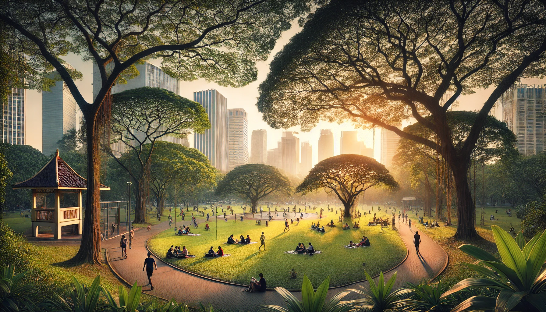 Hutan Kota Gbk Viral Jadi Destinasi Piknik Gratis Favorit Di Tengah Jakarta