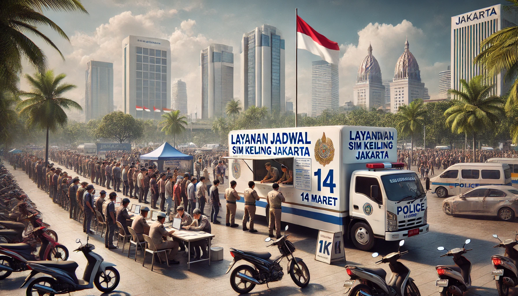 Jadwal SIM Keliling Jakarta 14 Maret Lokasi Layanan Dan Jam Operasional Terbaru