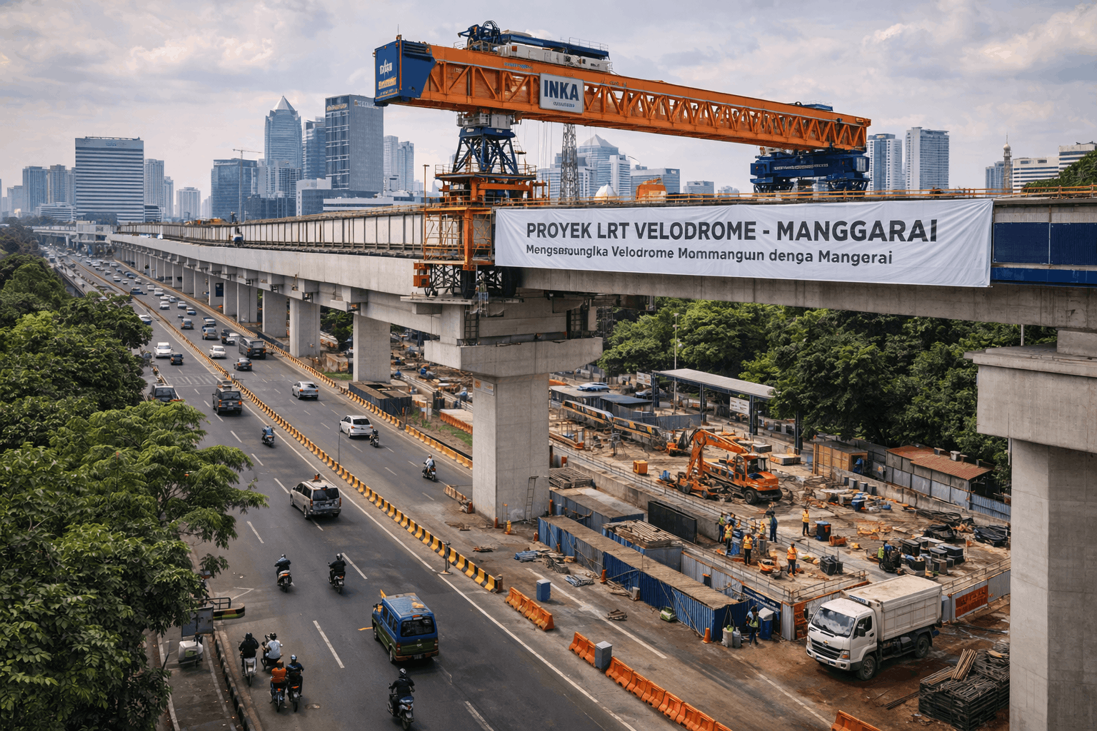 Lrt Velodrome Manggarai Uji Coba Dimulai Dengan Target Proyek Yang Lebih Cepat Dan Fasilitas Lebih Modern