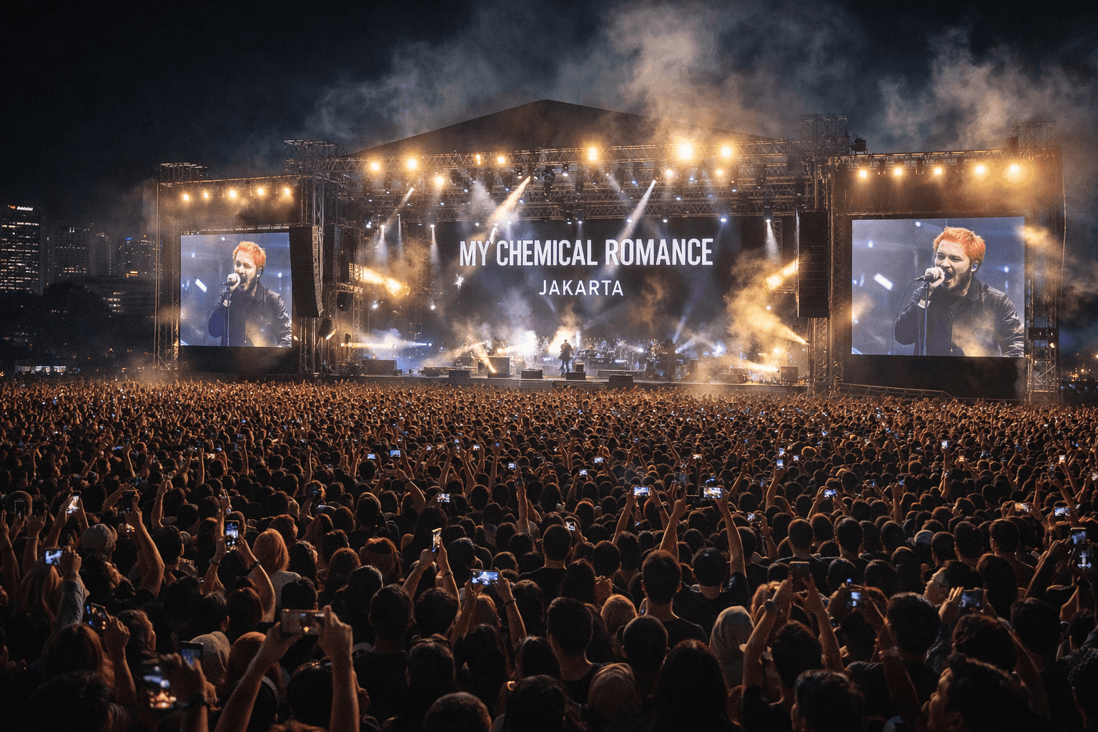 Mcr Live Jakarta Siap Gegerkan Tahun 2026 Dengan Konser Nostalgia Emosional