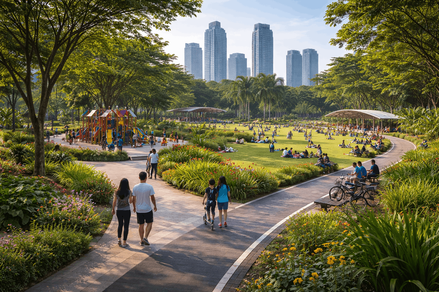 Rekomendasi Taman Kota Di Jakarta Yang Asri Instagramable Dan Cocok Untuk Healing