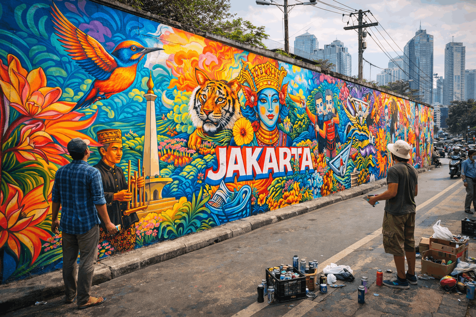 Seni Jalanan Di Jakarta Kreativitas Di Ruang Publik