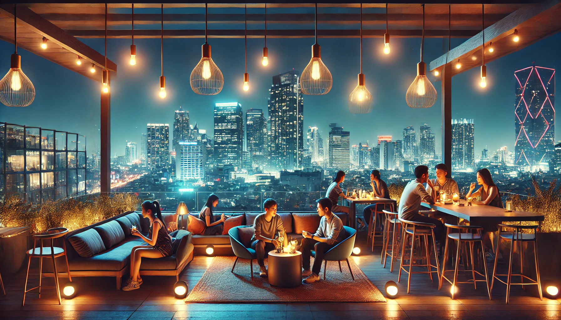 Tempat Makan Rooftop Jakarta Hits Yang Romantis Dan Instagramable Untuk Nongkrong Malam