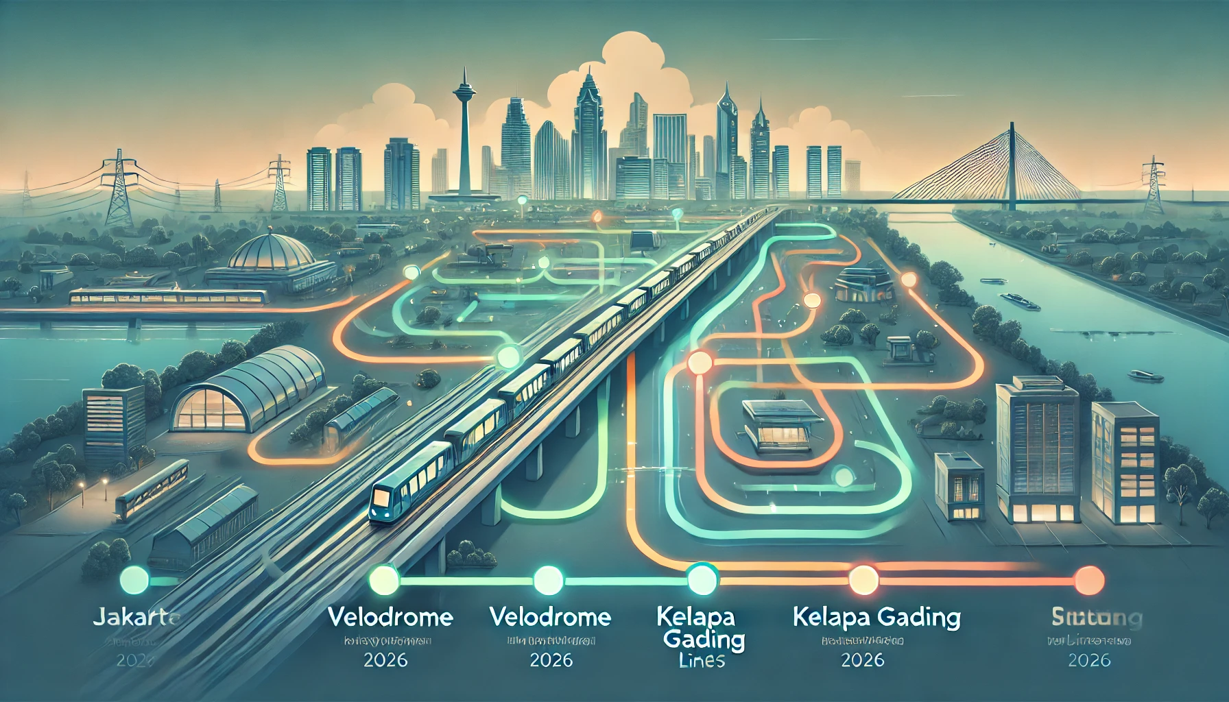 Rute LRT Jakarta Terbaru 2026 Lengkap Jalur Stasiun Dan Perluasan Transportasi Modern
