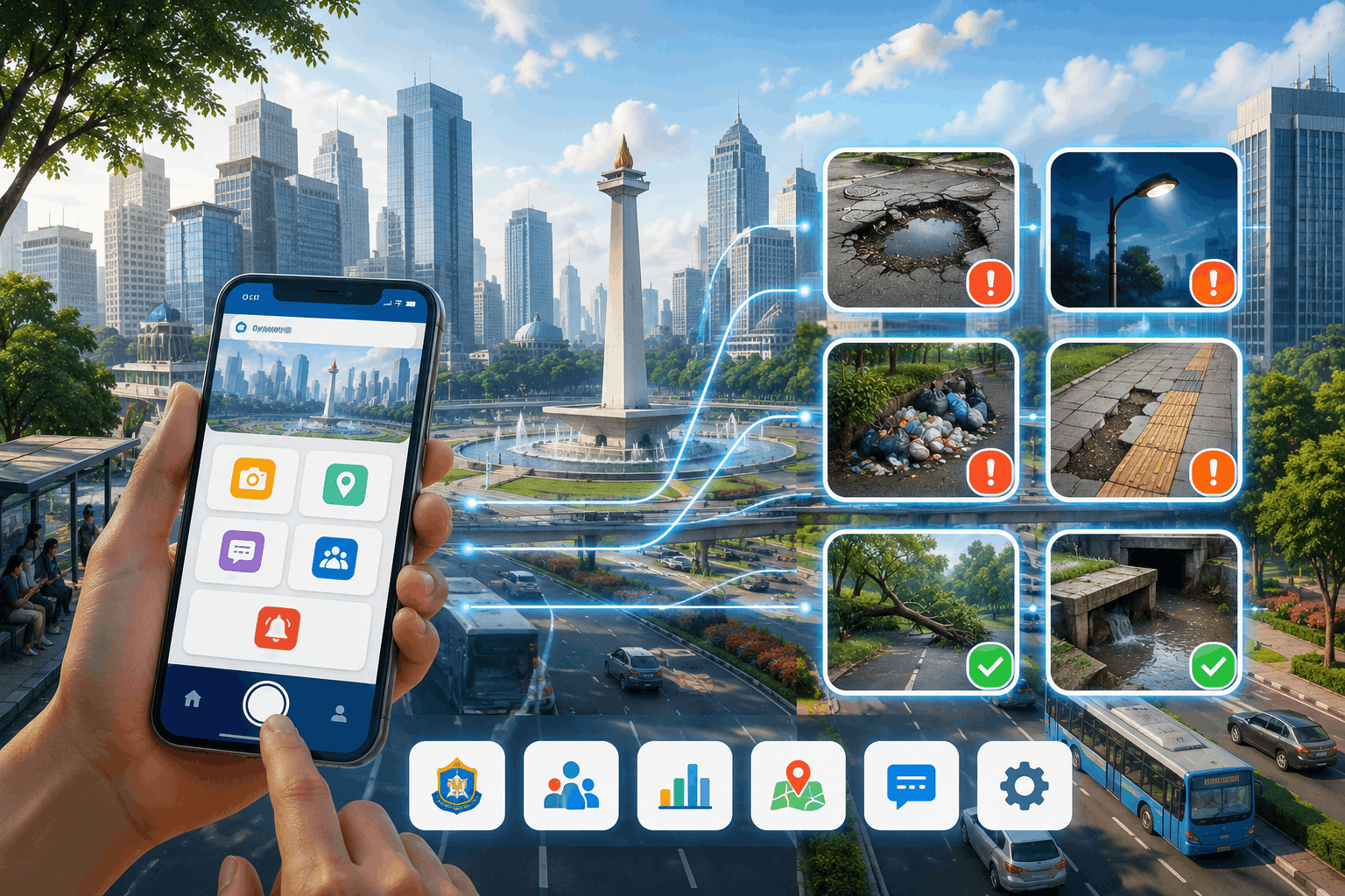 Fitur Baru Laporan Warga Jakarta Bikin Pengaduan Lebih Cepat Transparan Dan Mudah