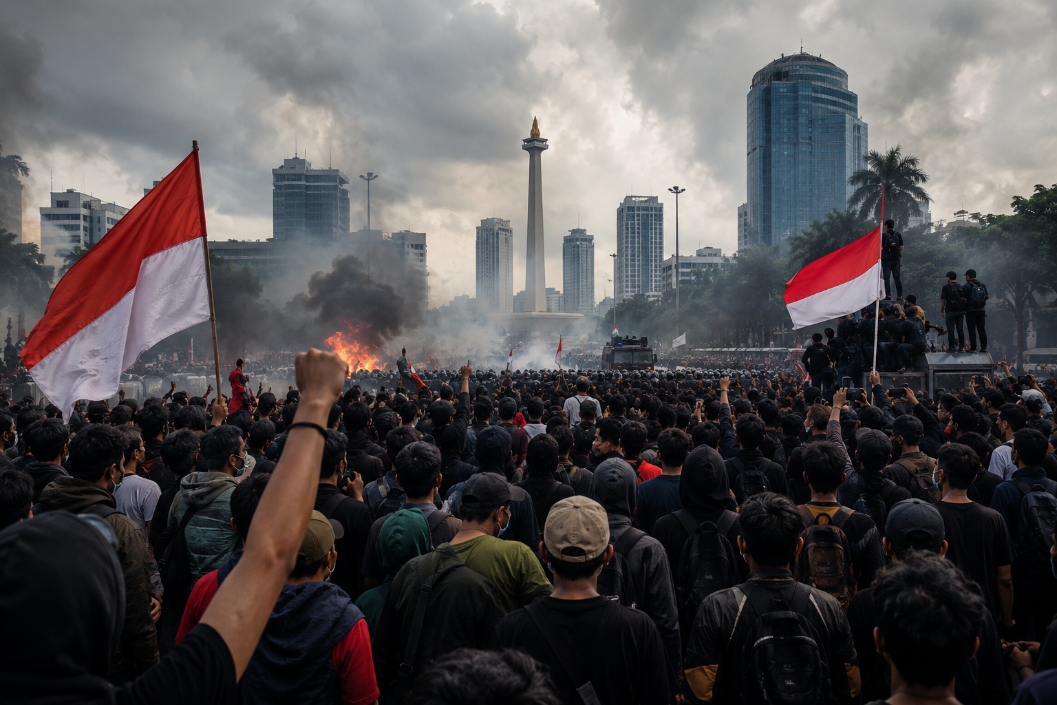 Demo 27 Agustus Jakarta Hari Ini