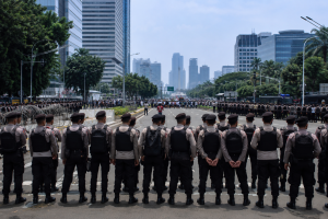 Dua Lokasi Demo Jakarta Dijaga Ratusan Personel Polisi, Pengamanan Diperketat
