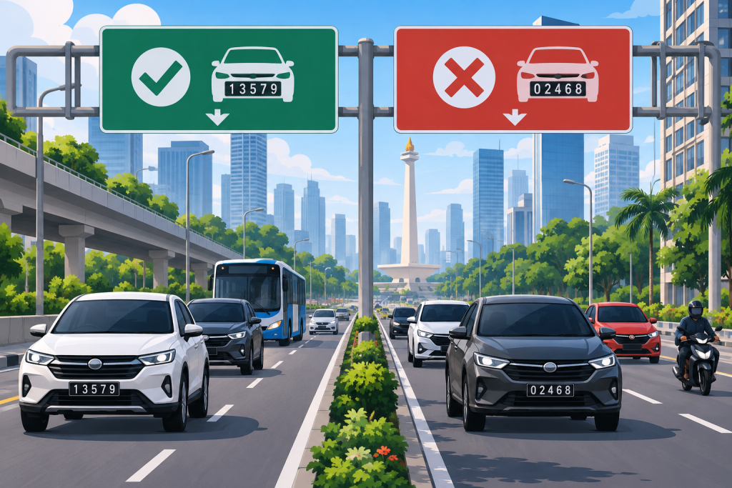 Aturan Ganjil Genap Jakarta Terbaru