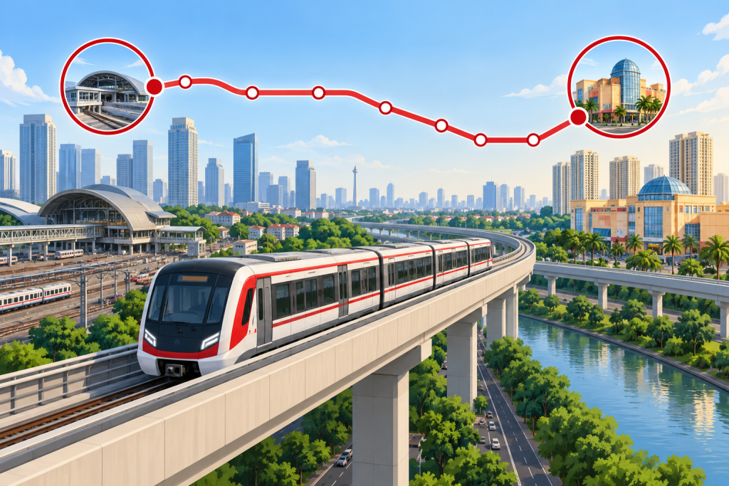 Rute Lrt Manggarai Kelapa Gading